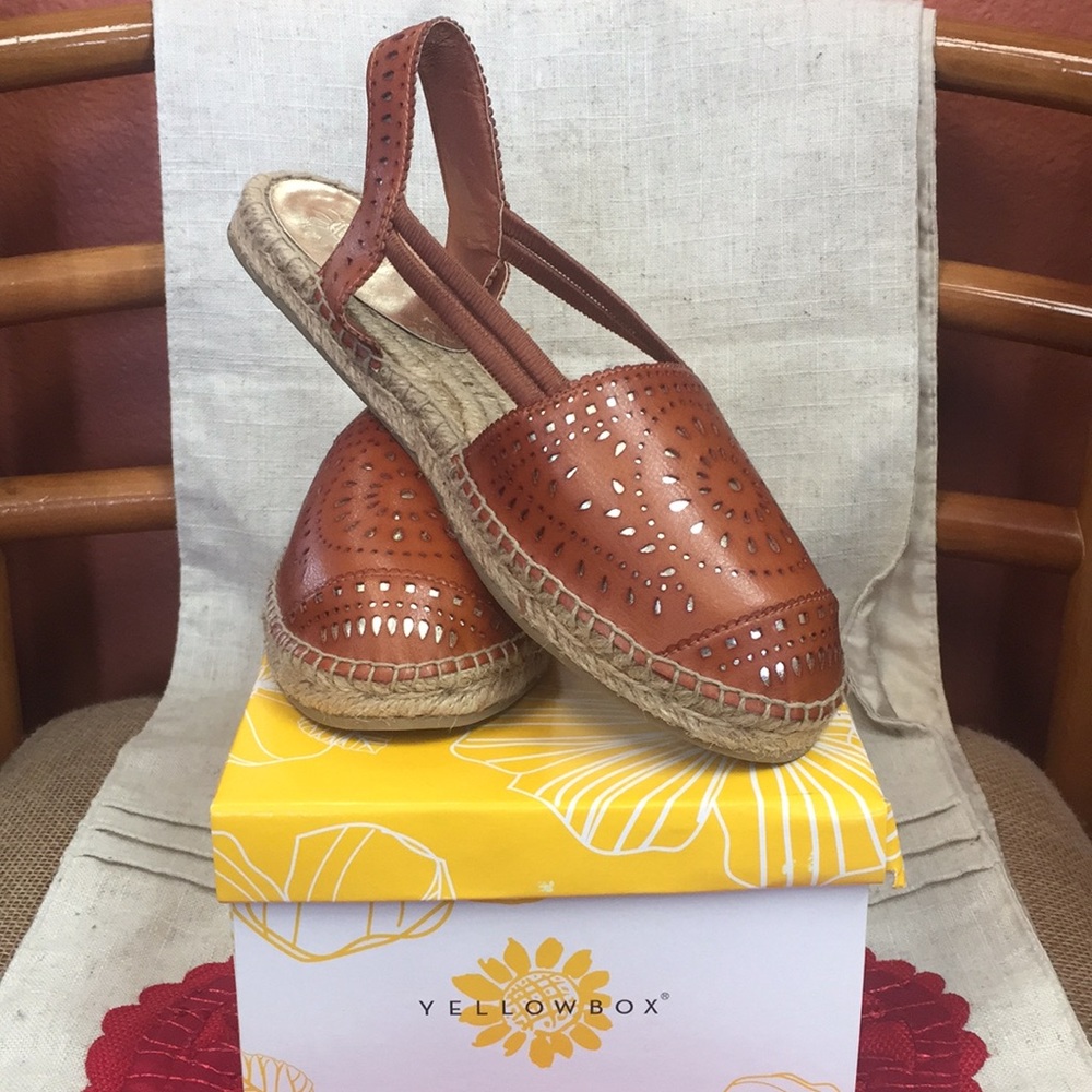 Yellow box Sandals